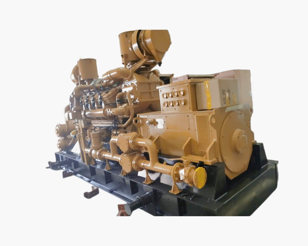 Jinan Jichai 500kw G12V190zldt-2 Natural Gas Generator