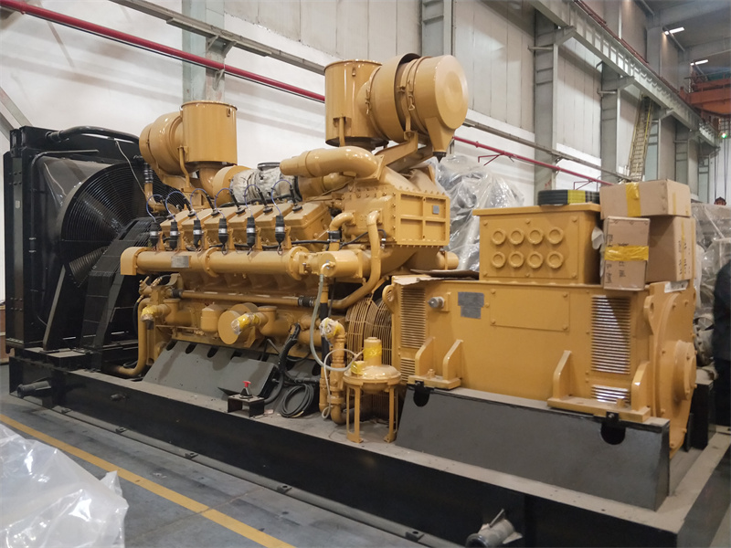 Jinan Jichai 500kw G12V190zldt-2 Natural Gas Generator