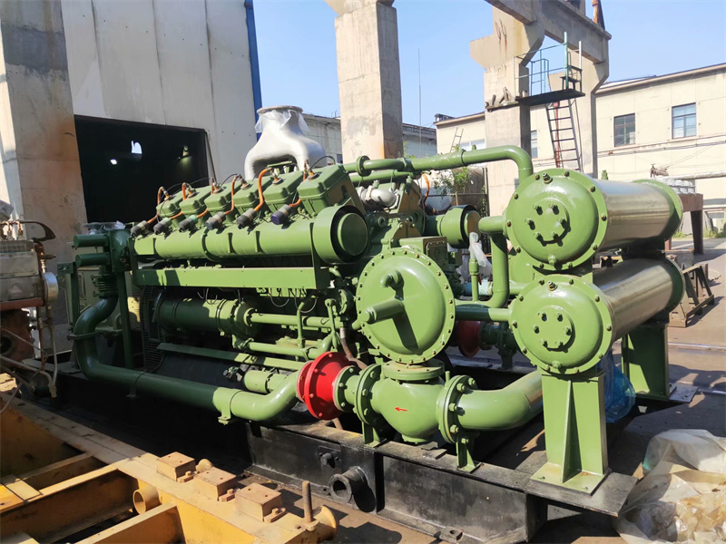 مولد الغاز Shengli Oil Shengdong T12V190 500KW Shengli Oil Shengdong