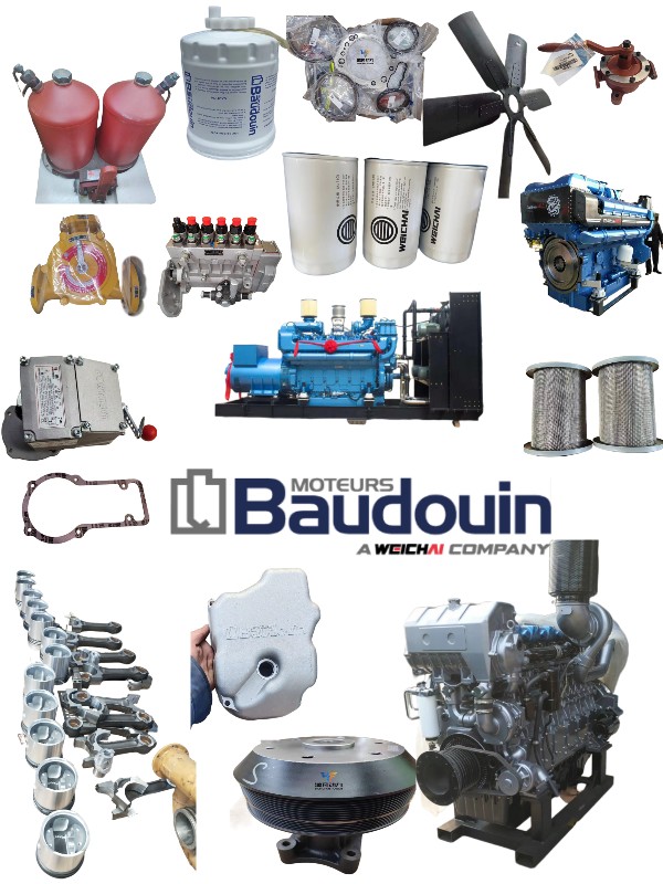 Weichai engine parts Baudouin 6M26 1002835544 injector