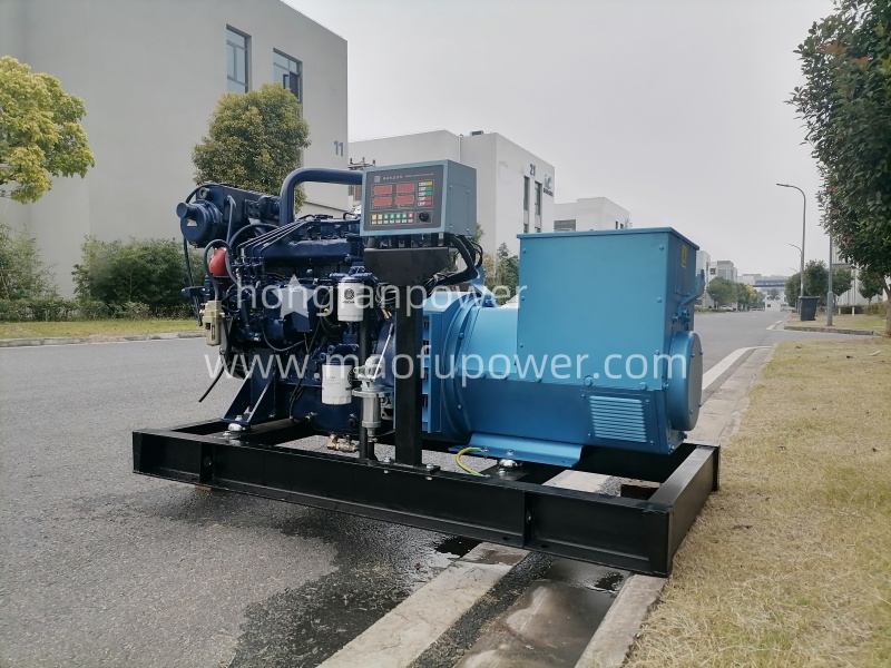 65KW marine type diesel generator|Weichai WP4.1CD83E200|MARATHON MP-H-64-4